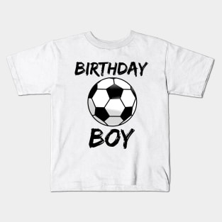 Soccer Birthday Party Theme Kids Soccer Bday Boys Party Kids T-Shirt